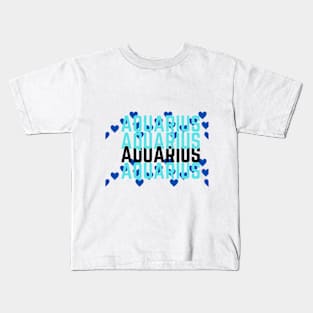 Aquarius art Kids T-Shirt